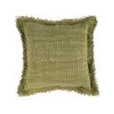 La Funda de Cojín Jungle Fringe - Verde