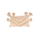 The Nomad Tassel Cushion Cover - Cream