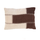 La Federa per Cuscini Cocoa Patchwork - Marrone Naturale