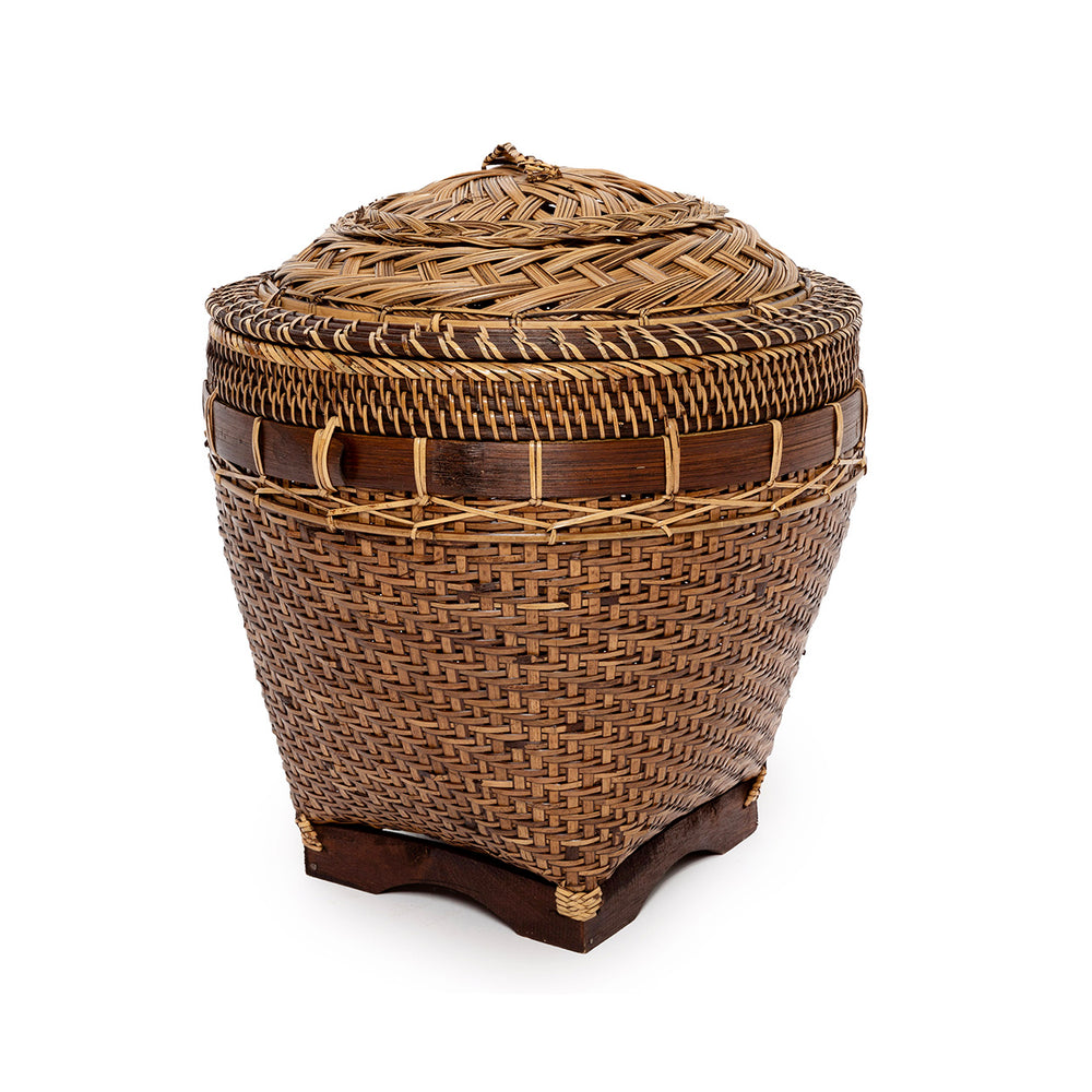 The Colonial Storage Basket - Natural Brown - L