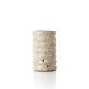 Der Travertine Ripple T-Light Kerzenhalter - Beige - M