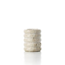 Der Travertine Ripple T-Light Kerzenhalter - Beige - S