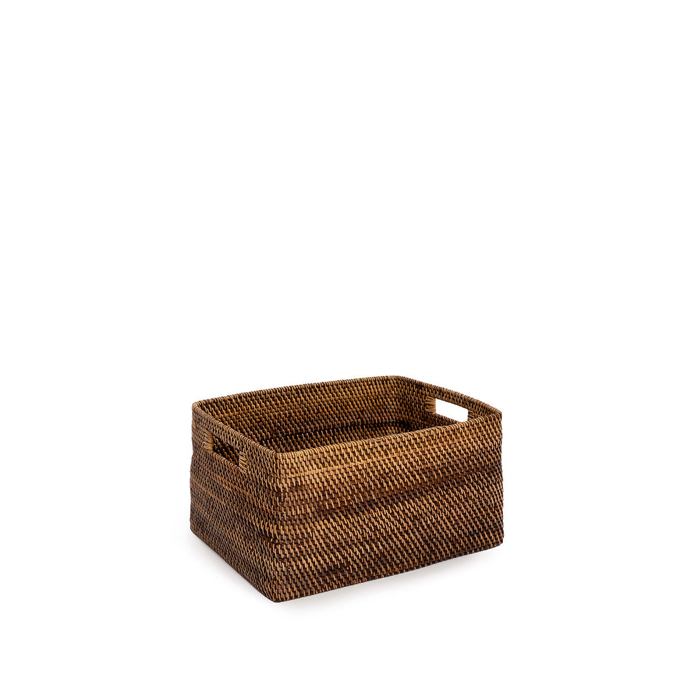 The Colonial Magazine Basket - Natural Brown - S