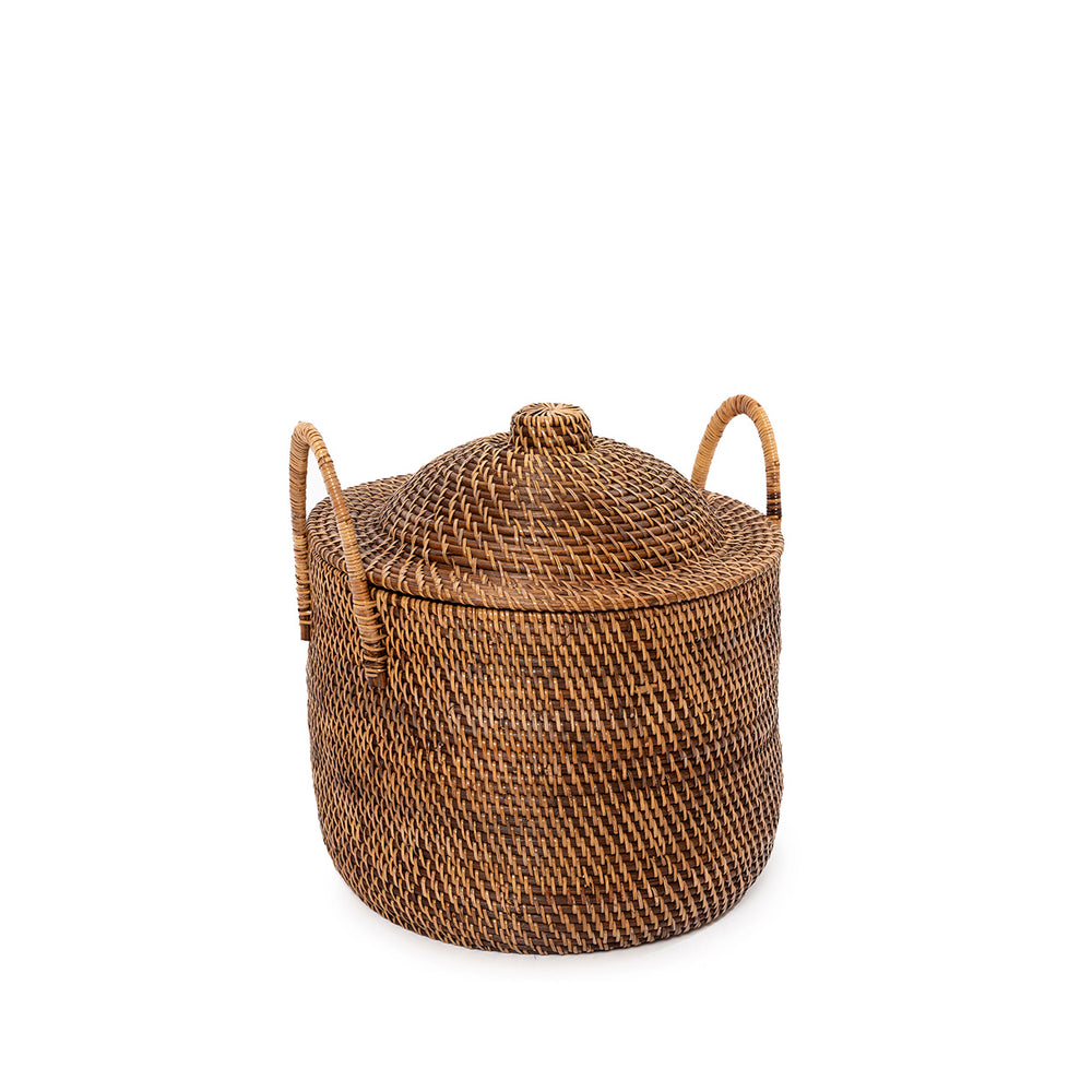 The Colonial Handles Basket - Natural Brown