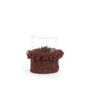 Der Oh My Gee Kerzenhalter - Bordeaux Samt - L
