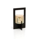 Der Hurricane Framed Kerzenhalter - Schwarz - L