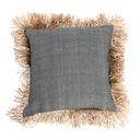 La Funda De Cojín Cotton Bonita - Negro Natural - 60x60