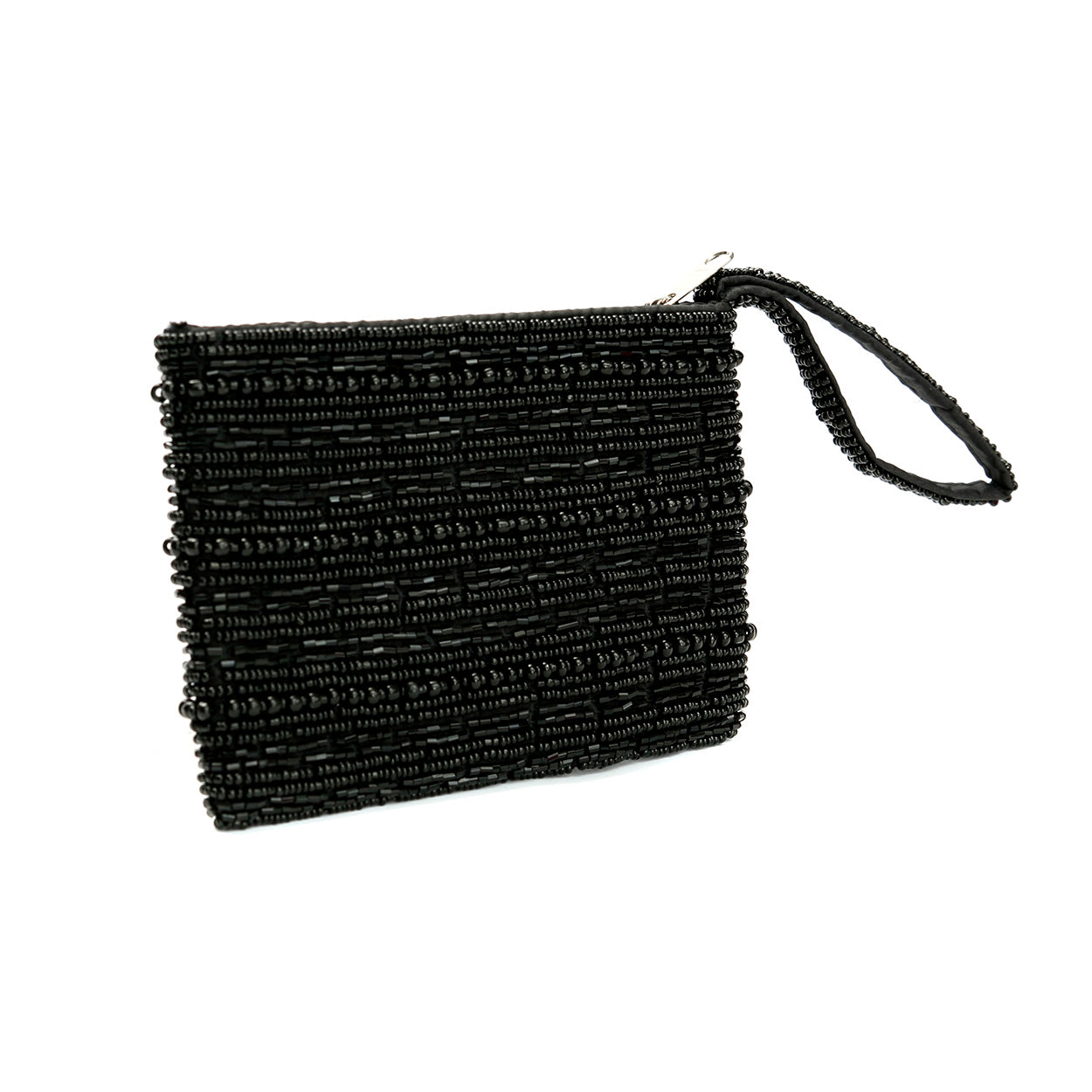 La Billetera Black Beaded