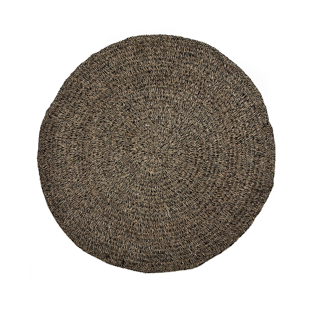 Il Tappeto Seagrass - Naturale Nero - 200