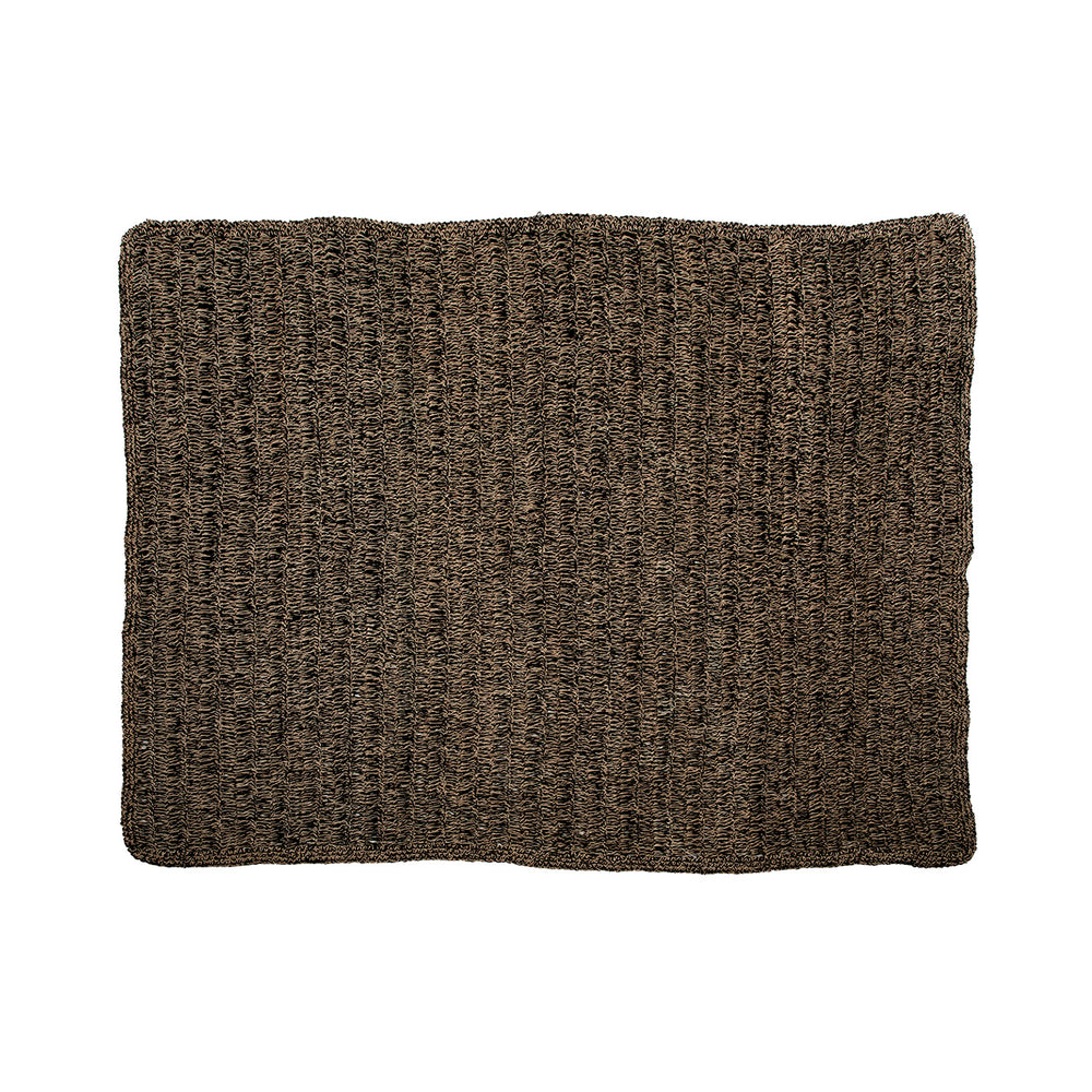Der Seagrass Teppich - Natur Schwarz - 200x300
