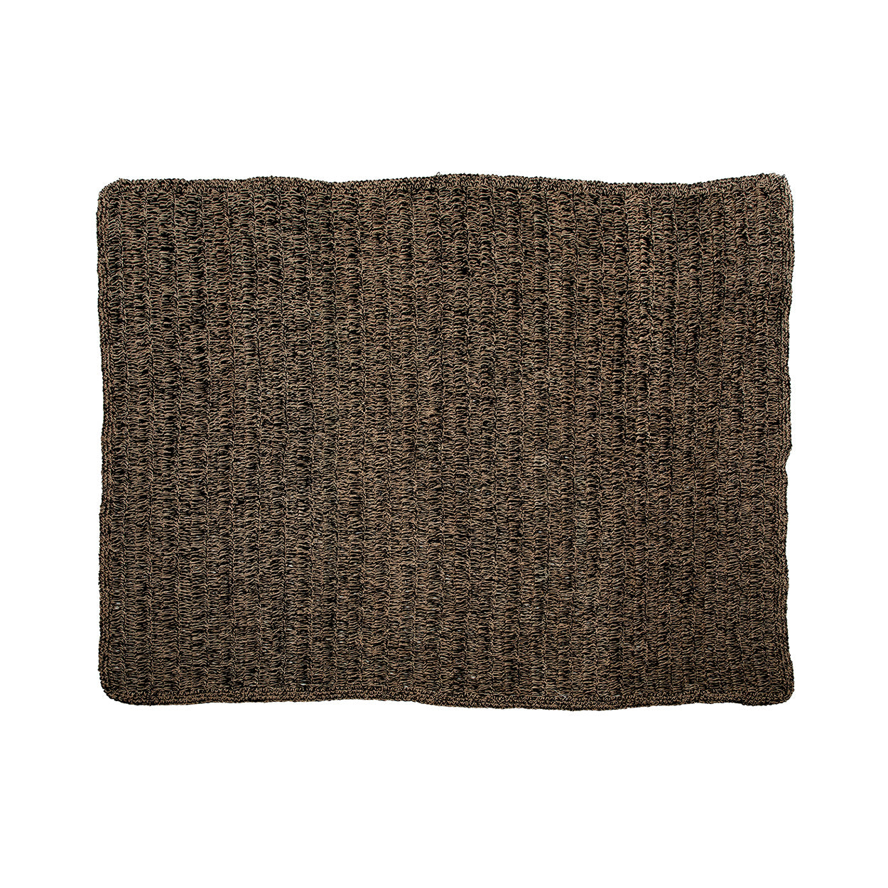 Der Seagrass Teppich - Natur Schwarz - 200x300