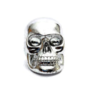 La Resin Skull Head Calavera Silver M