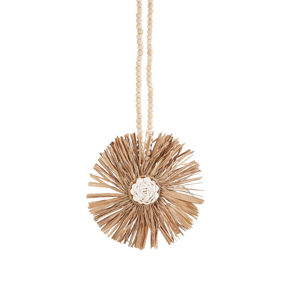 Le Raffia Bunga Pompon - Naturel