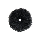 De Raffia Juju Muurdecoratie - Zwart