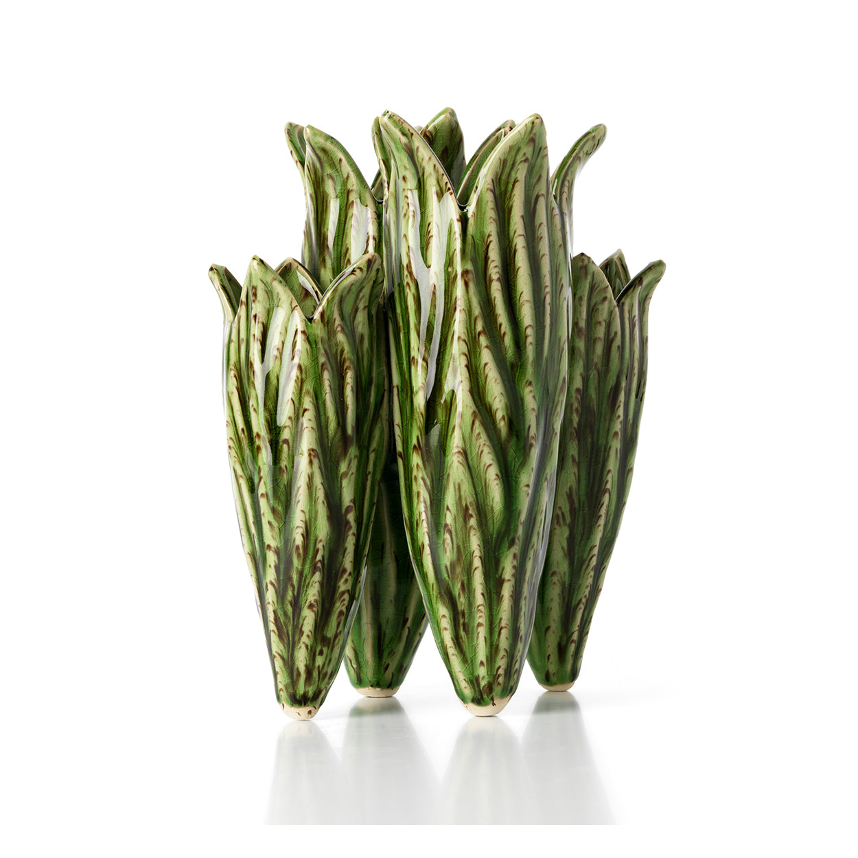 Il Vaso Tulip Leaf - Verde Foresta