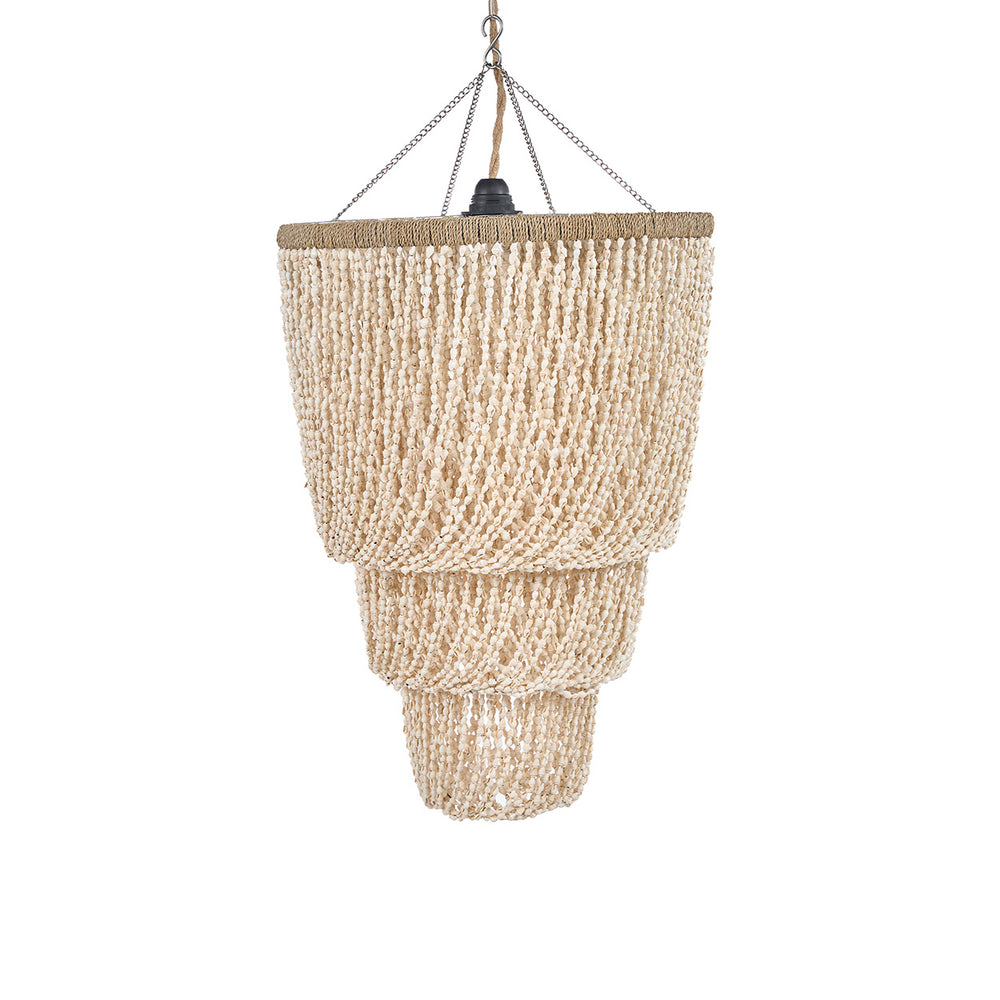 The Lagoon Shell Chandelier - Natural - L