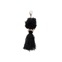 De Pompom Sleutelhanger - Zwart