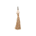 De Raffia Cowrie Shell Sleutelhanger