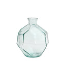 Die Round Origami Vase - Blau