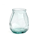 Die Wide Origami Vase - Blau