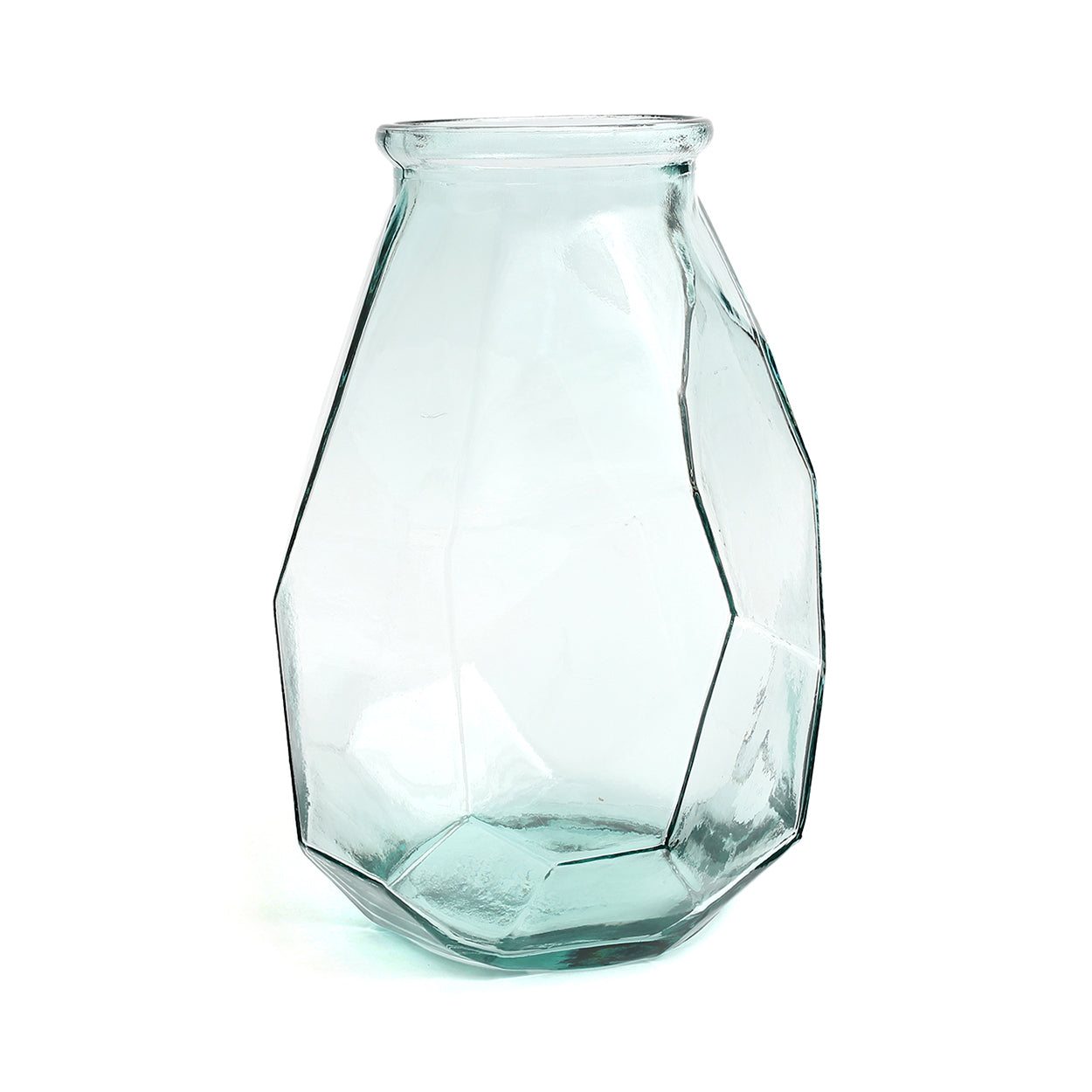Il Vaso Long Origami - Blu