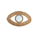The Raffia Eye Mirror - Natural - M