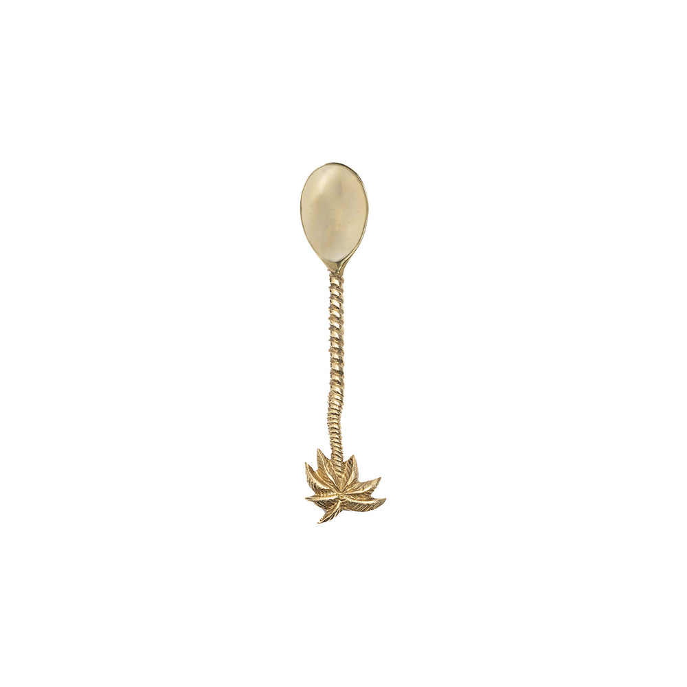 The Palm Tree Tea Spoon - Gold