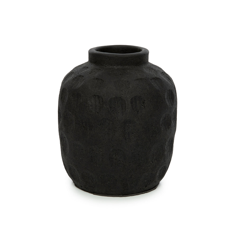 Die Trendy Vase - Schwarz - M