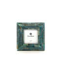 Le Cadre Ocean Ripple - Turquoise - 10x10