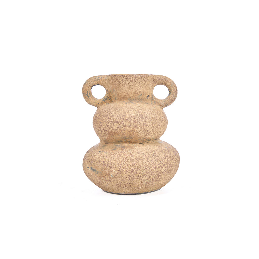 Die Earthen Balance Vase - Sand - S