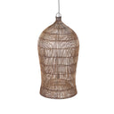 The Woven Bell Pendant - Dark Walnut - XL