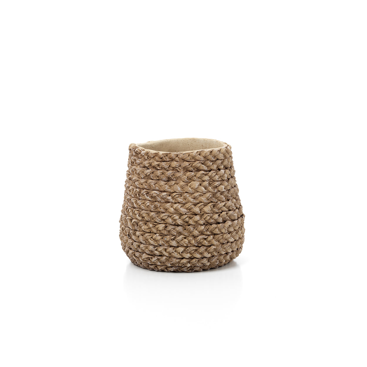 Le Cache-Pot Fake Braided - Naturel - S