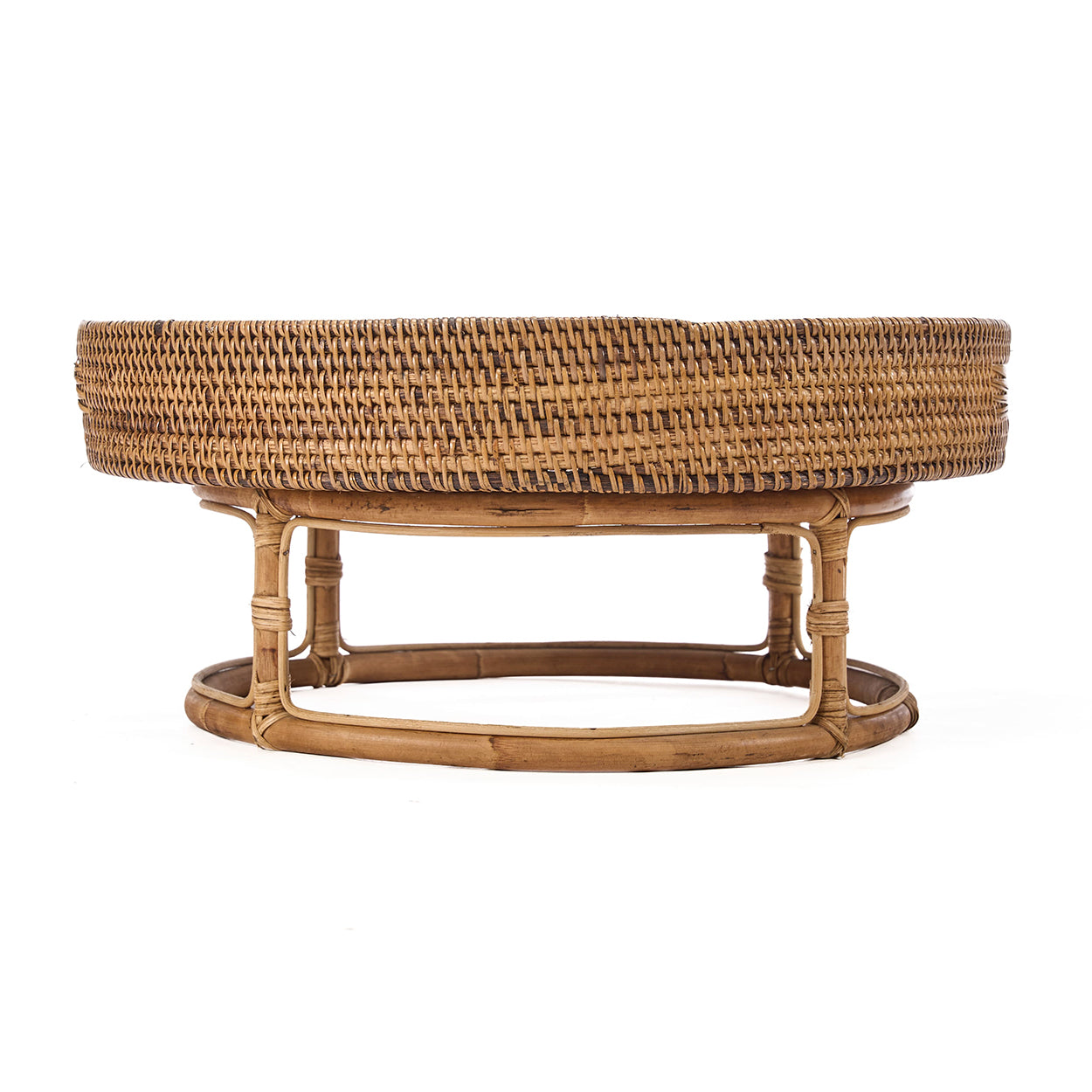 Il Rattan Rise Tray - Marrone Naturale