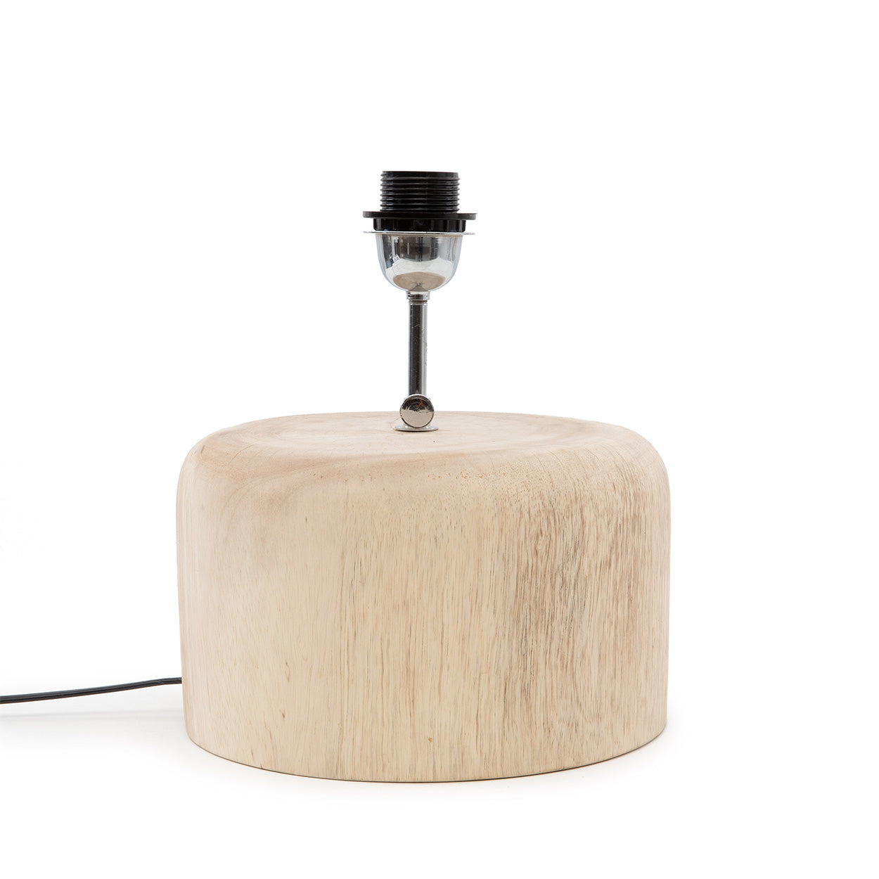 De Teak Wood Tafellamp Voet - Naturel