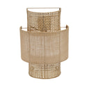 Die Bolly Jute Wandlampe - Natur - M