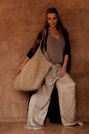 El Tote-ally Linen Bolso - Natural