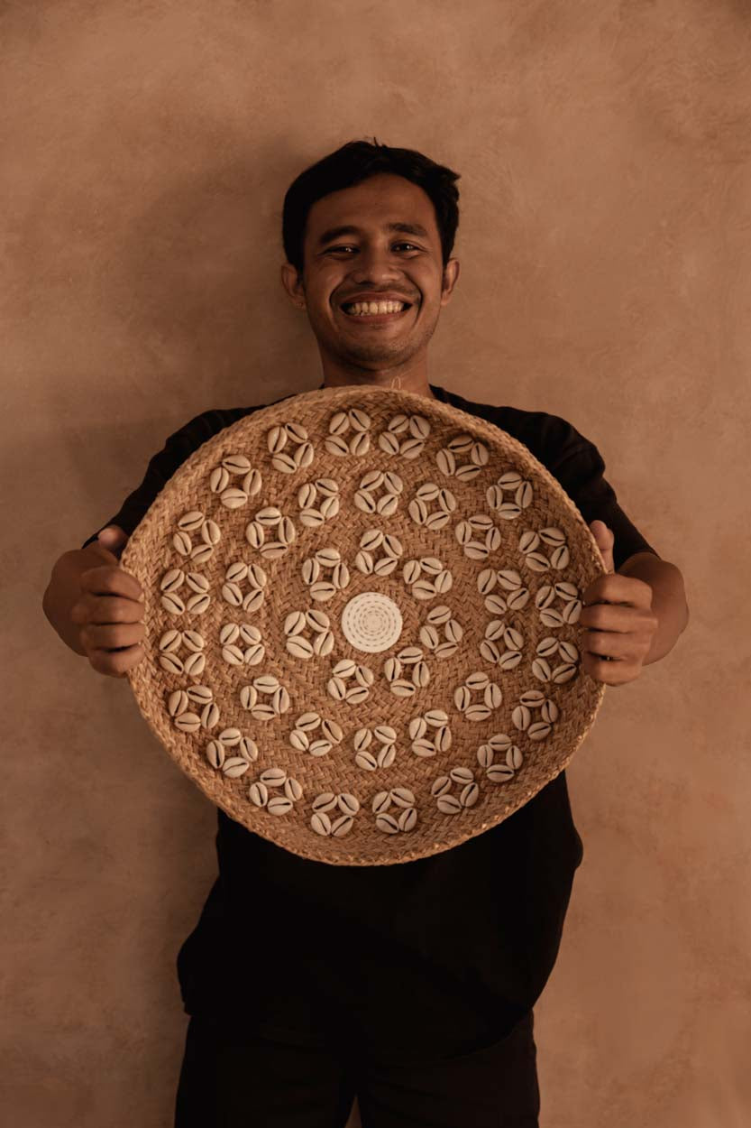 Il Piatto Caribe Shell - Naturale Bianco - M