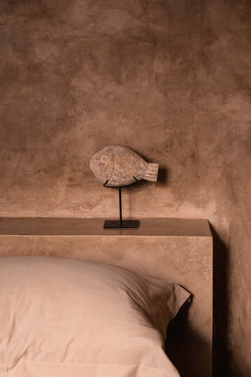El Fish Piedra En Soporte - S