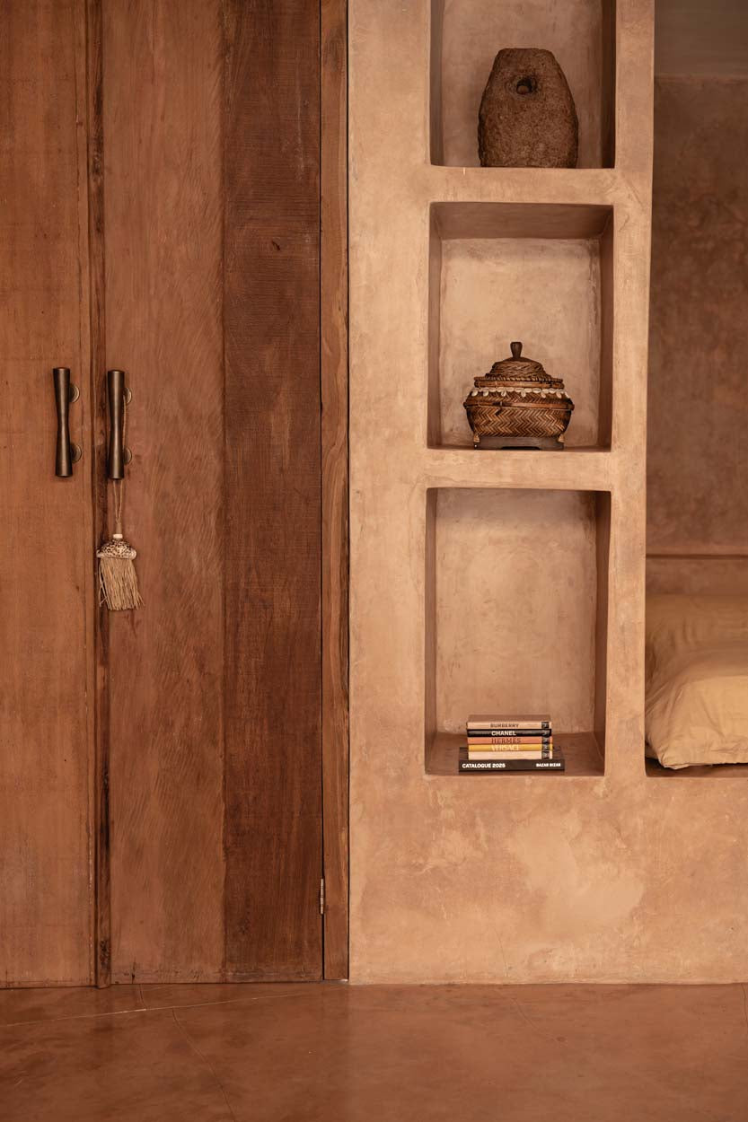 Der Terra Totem Kerzenhalter - Braun