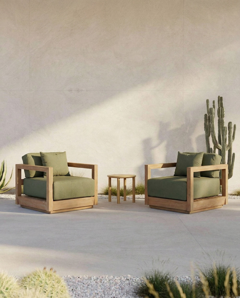 The Umalas One Seater Sofa - Outdoor - Green Alga
