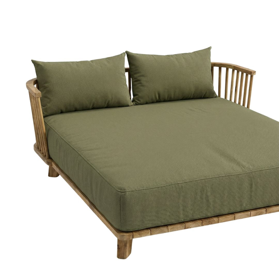 The Double Malawi Daybed - Green Alga