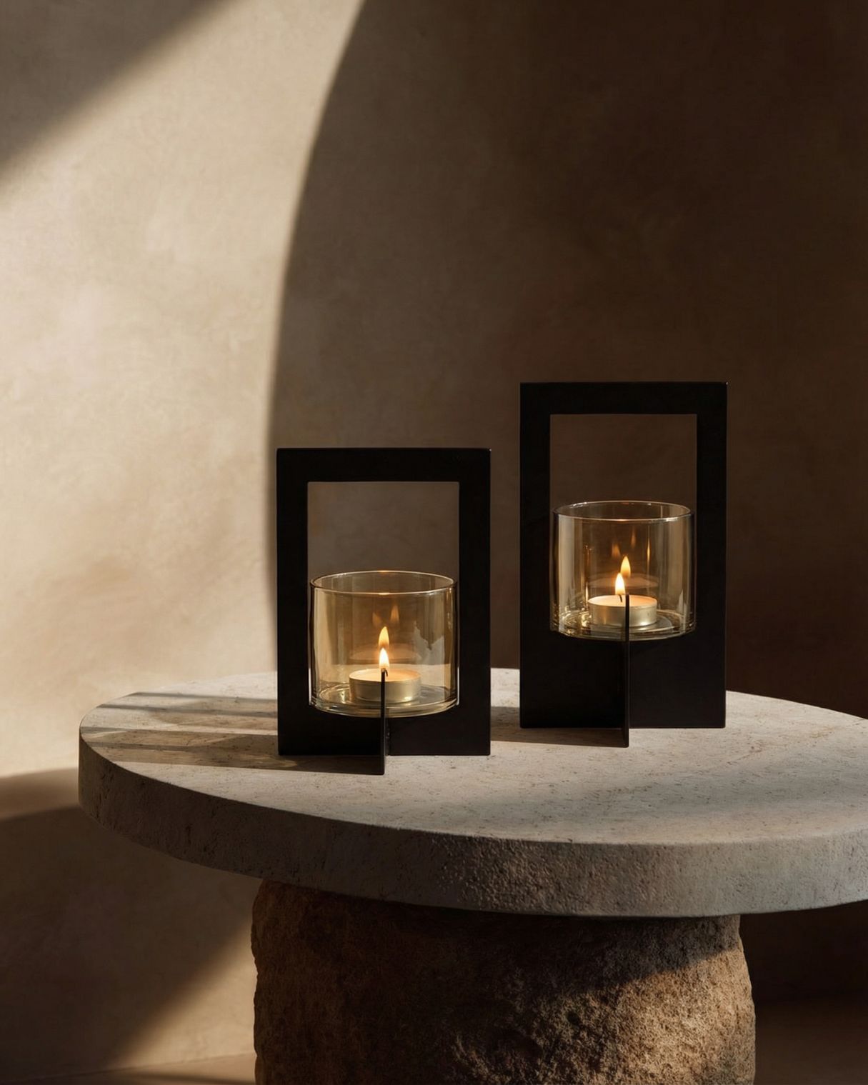 Le Photophore Hurricane Framed - Noir - L