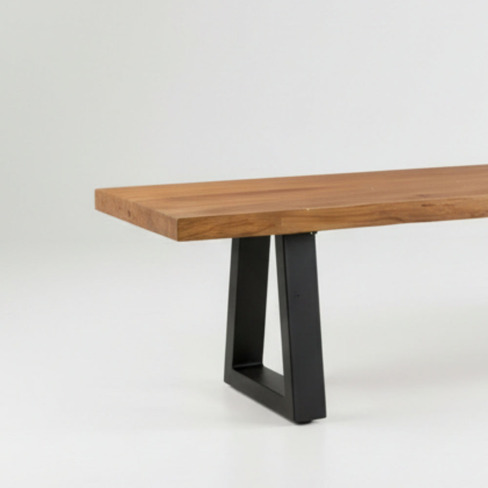 La Panchina Con Gambe in Ferro - Naturale - 280