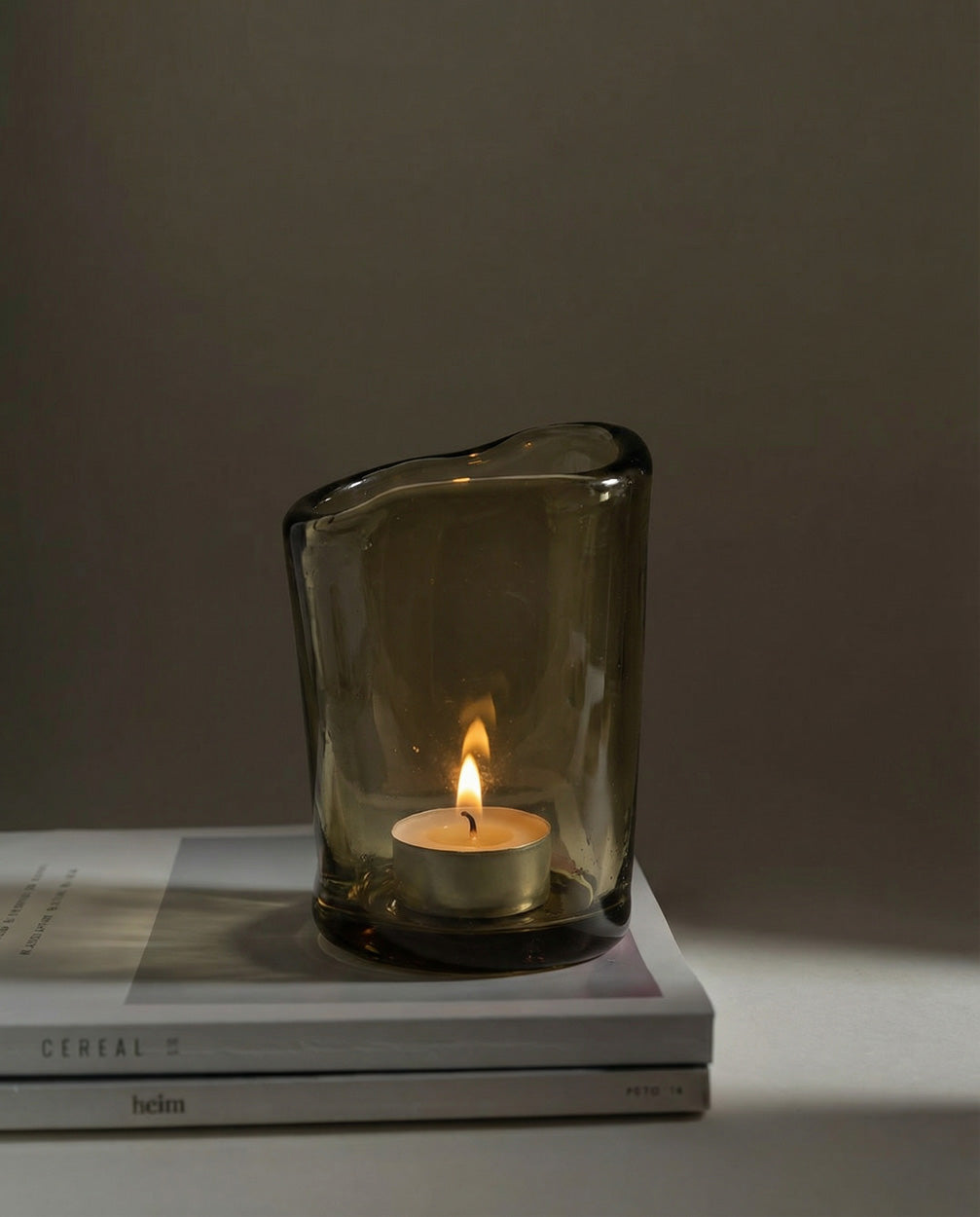 Der Nocturne Kerzenhalter – Anthrazit – L