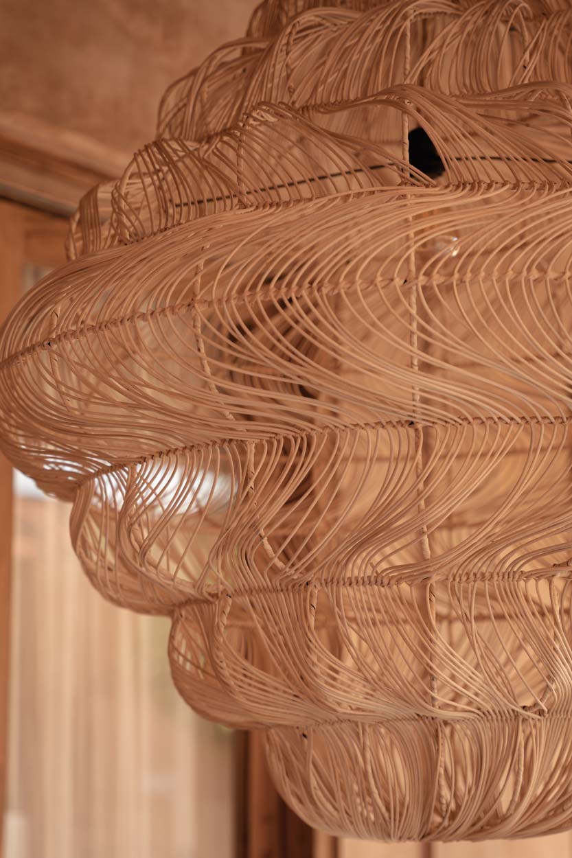 Il Lampadario Aurora Puff - Naturale - XL