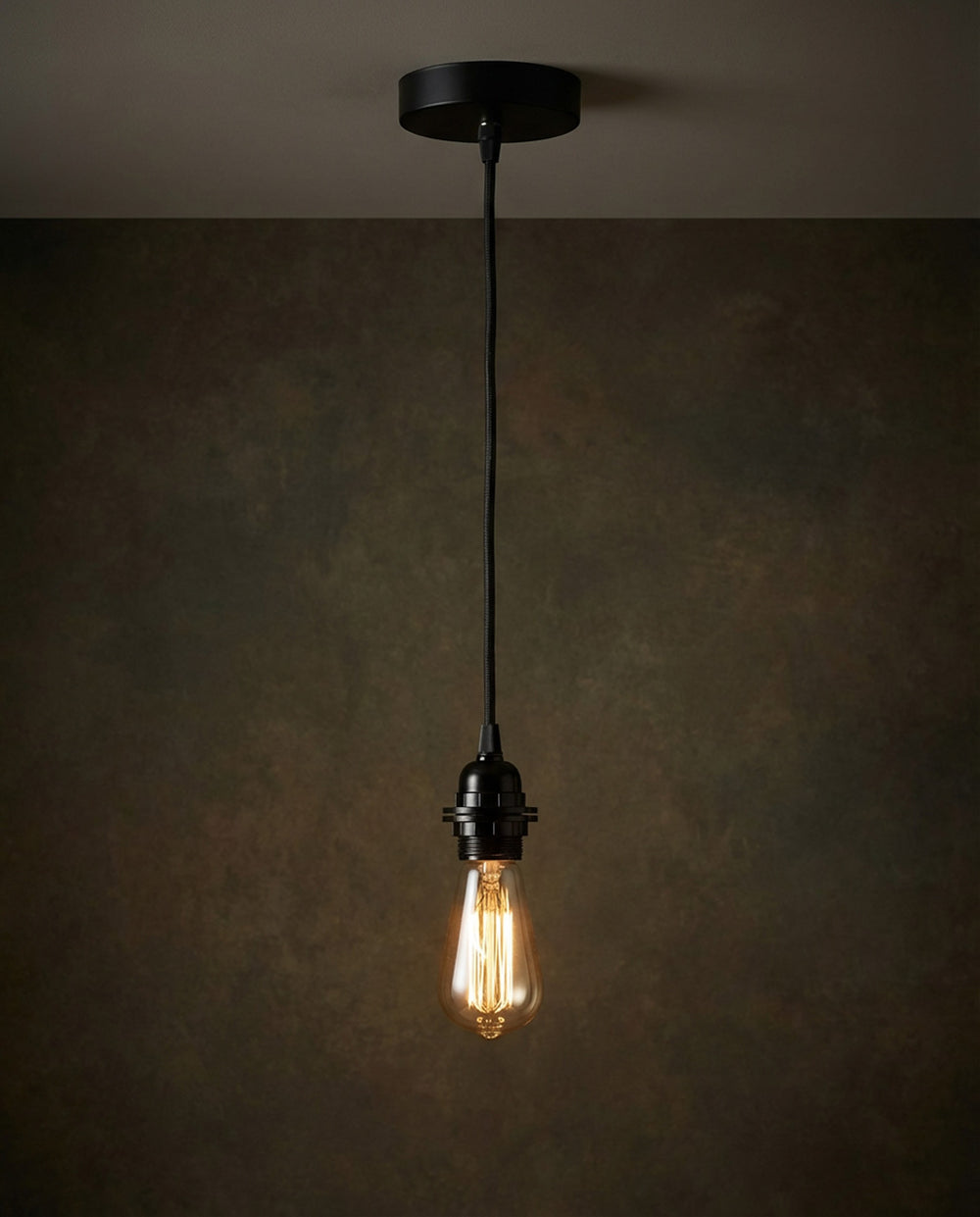 Douille de Plafond - Noir - 1 Pièce