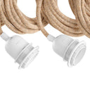 Douille de Plafond - Naturel Blanc - 5 Pièces