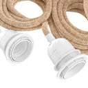 Plafondlampfitting - Natural Wit - 3 Fittingen