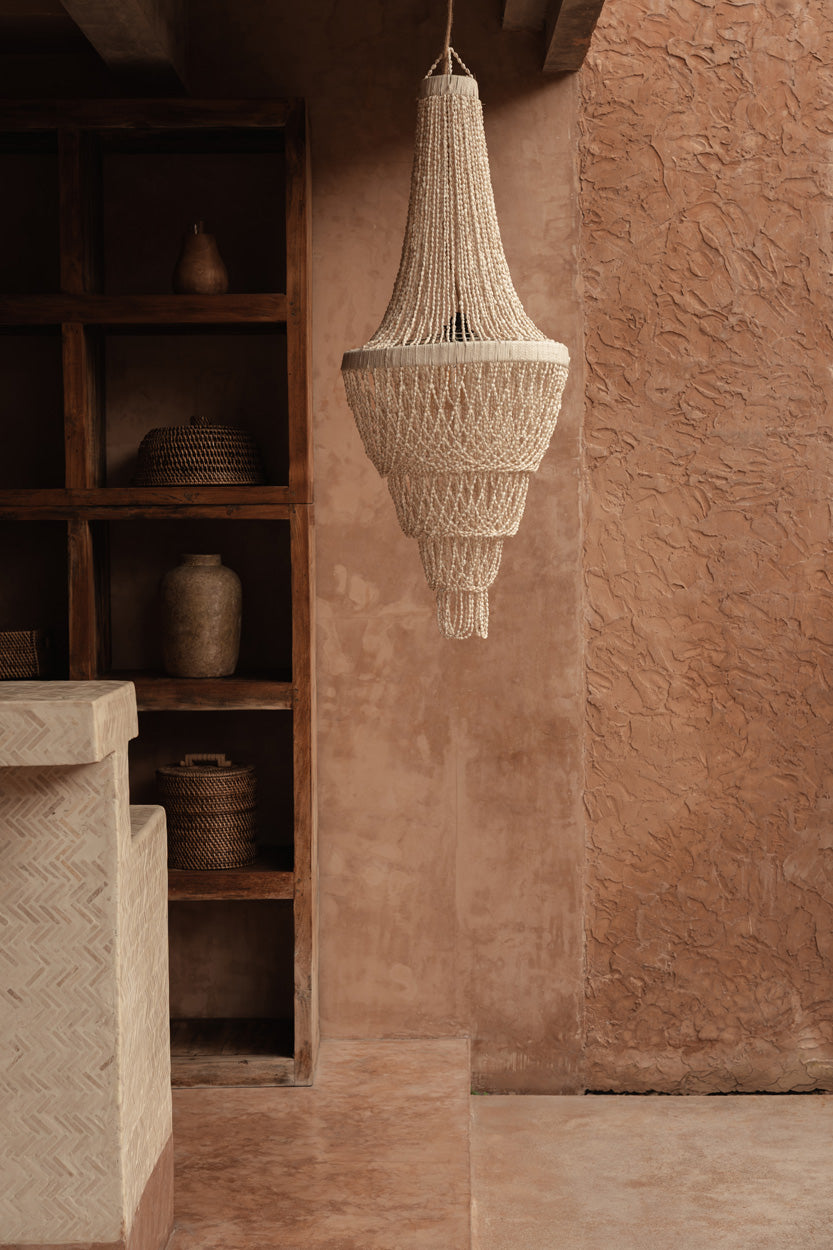 Il Lampadario Ocean Tower Shell - Naturale - L