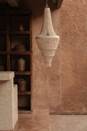 The Ocean Tower Shell Chandelier - Natural - L